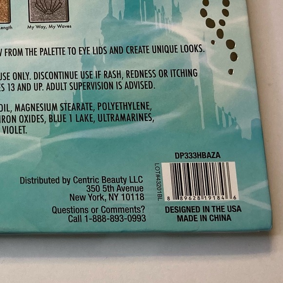 Disney The Little Mermaid Eyeshadow Palette - Picture 11 of 12